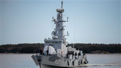 瑞典接收首艘「耶夫勒級」巡邏艦