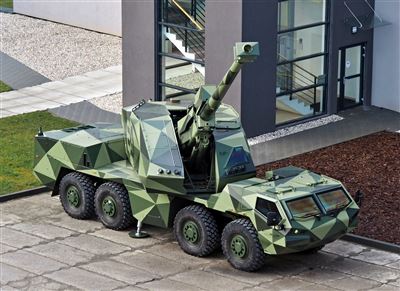 【武備巡禮】捷克DITA輪型自走砲 機動力高 火力強 具單砲射擊多發同時彈著能力