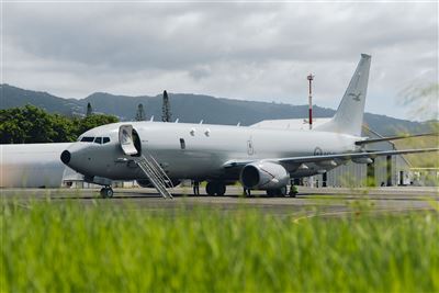 澳P-8A首降法屬留尼旺島 促進安全合作