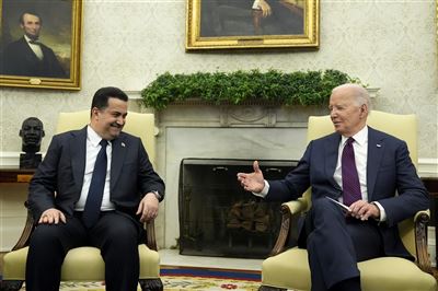 拜登晤伊拉克總理 盼阻中東衝突蔓延