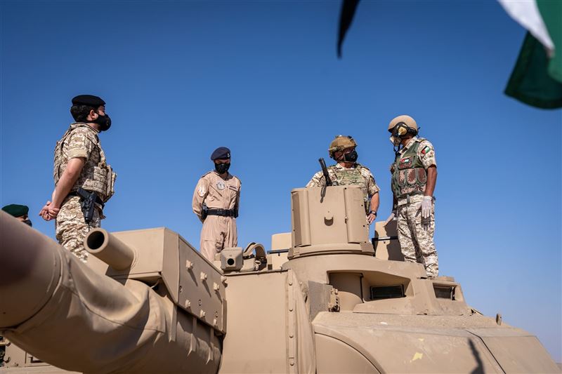 約旦東部軍區演習 「雷克勒」戰車首亮相1