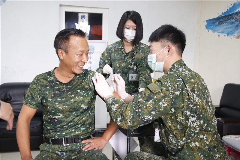 國軍流感疫苗接種 確保官兵健康1