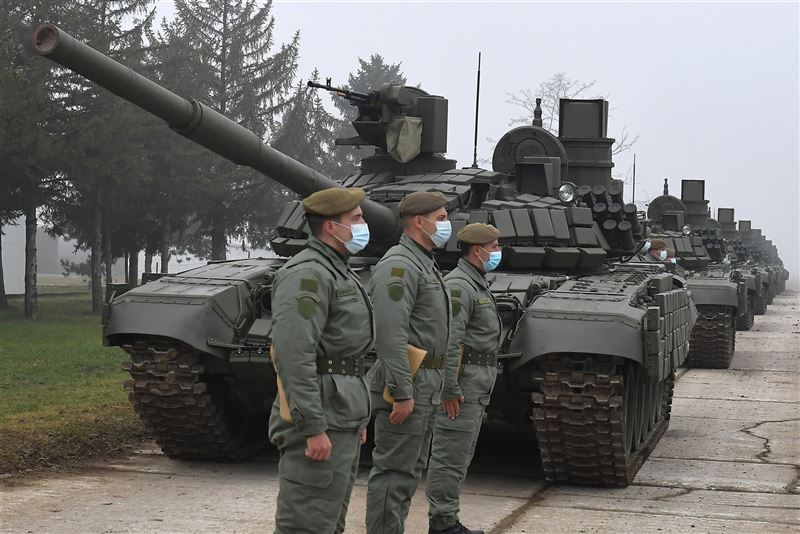 裝甲戰力升級 塞國展示首批T-72MS3
