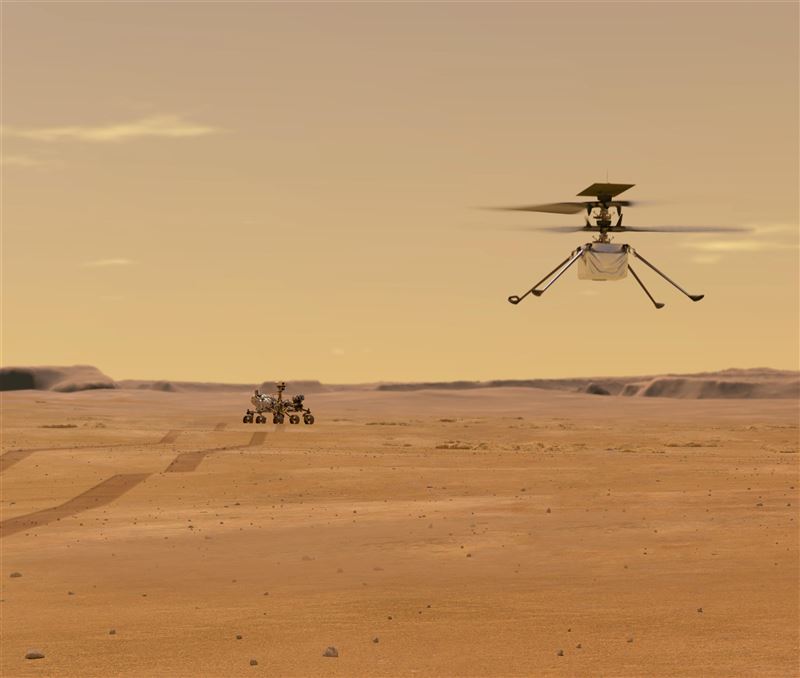 【歷史性壯舉】創新號火星直升機 首飛成功 3