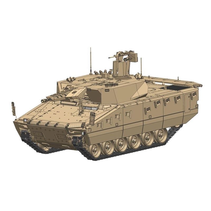強化「大山貓」步兵戰鬥車防禦力 匈牙利購「打擊盾」主動防禦系統3