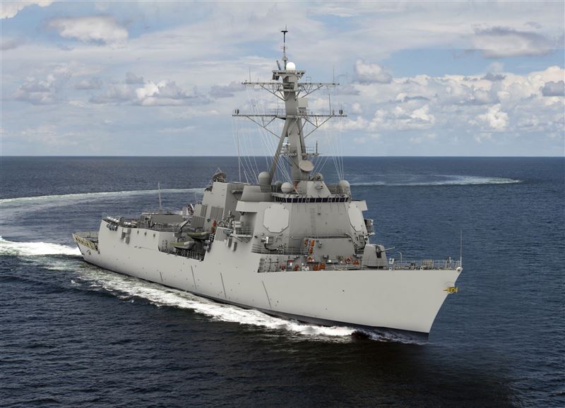 配備SPY-6(V)1雷達系統 美軍新世代神盾艦首艦下水1