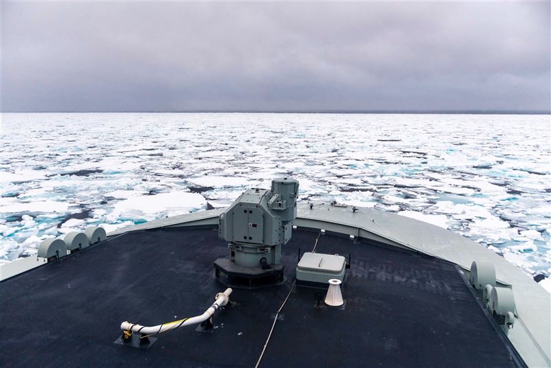 加拿大新一代北極巡邏艦「杜沃夫號」成軍3
