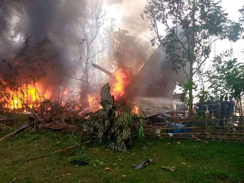 菲律賓空軍C-130H墜毀 今年2月才交機2