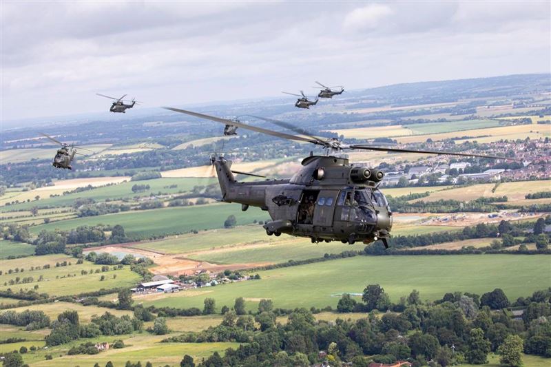 英彩繪「美洲獅」直升機  紀念服役50載1