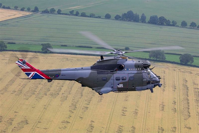 英彩繪「美洲獅」直升機  紀念服役50載3
