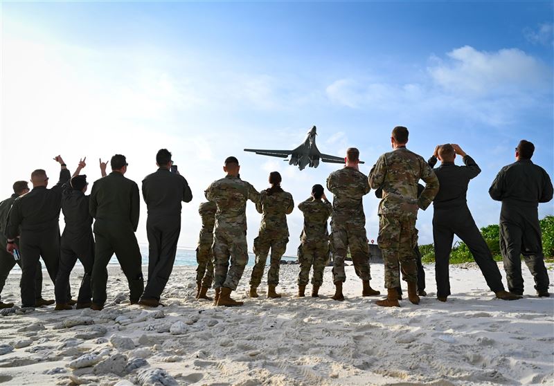 強化印太嚇阻 美B-1B進駐英屬迪亞哥加西亞島1