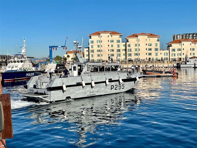 英最新巡邏艇 捍衛直布羅陀領海安全2