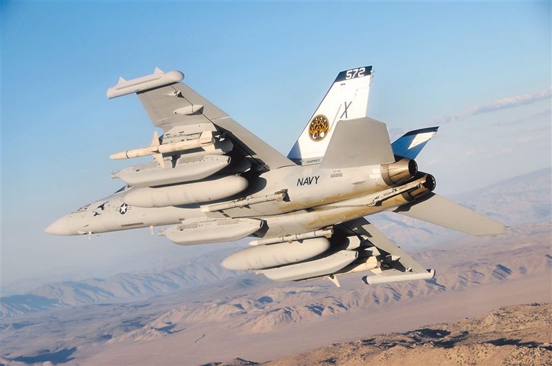 【武備巡禮】掌控空中電磁優勢  EA-18G咆哮者電戰機3