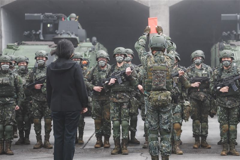 蔡總統視導陸軍機步269旅 肯定官兵戰備任務辛勞4