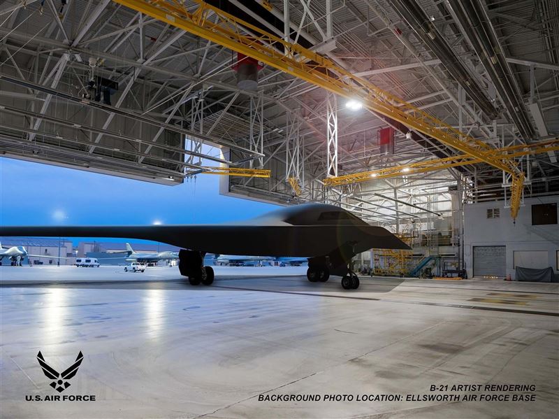 美最新B-21轟炸機 今年有望首飛1