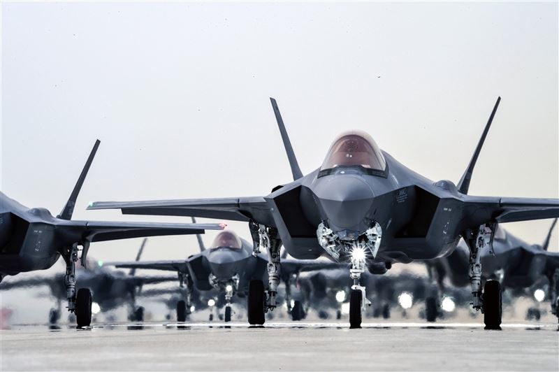 美韓F-35A「大象走路」  傳達嚇阻北韓決心1