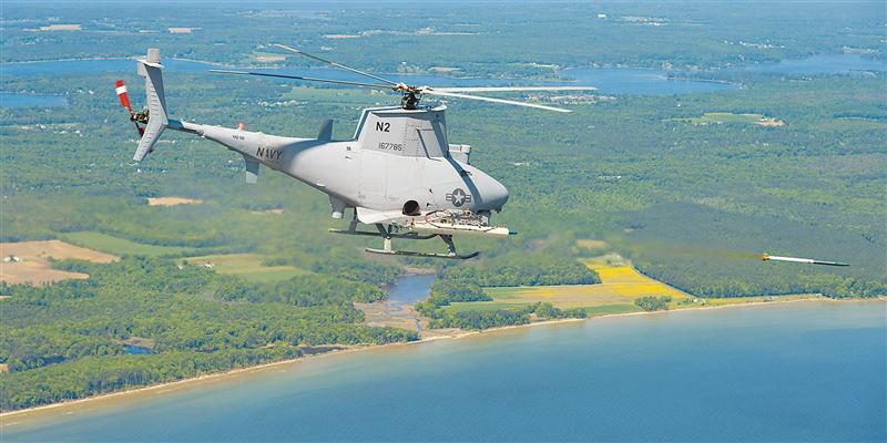 【武備巡禮】MQ-8B/C無人機垂直起降 可執行攻擊後戰損評估3