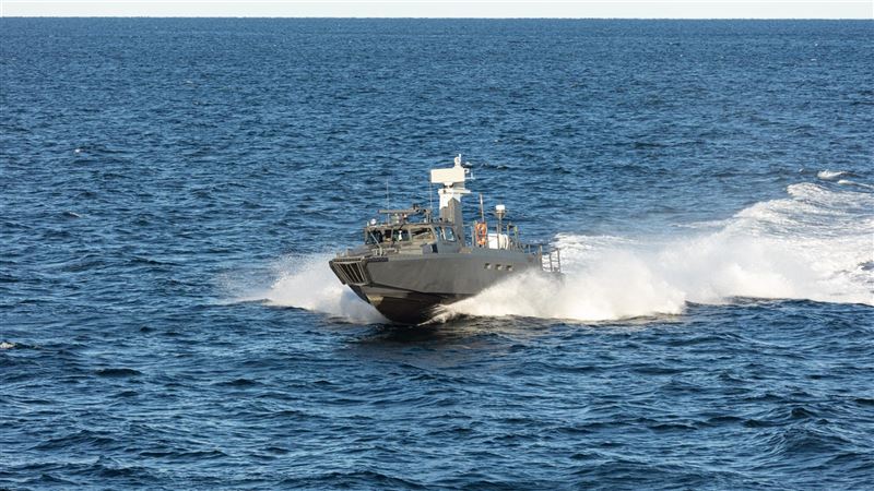 瑞典海軍執法者3型無人船實測成功2