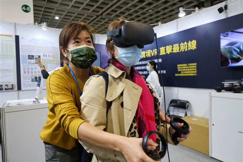 【台灣醫療科技展】打開醫學元宇宙 VR還原戰傷救護1