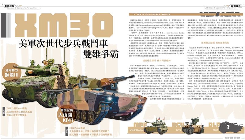 【韜略談兵】XM30美軍次世代步兵戰鬥車 雙雄爭霸1