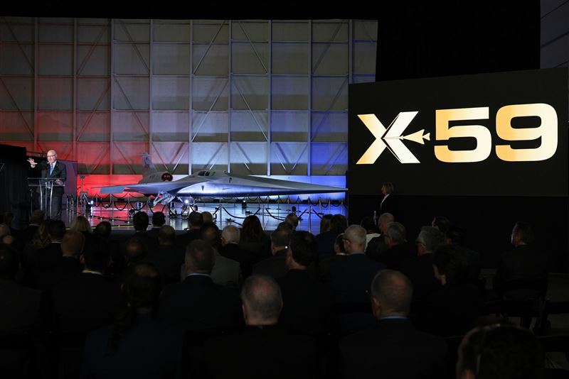 X-59亮相 探索靜音超音速技術2