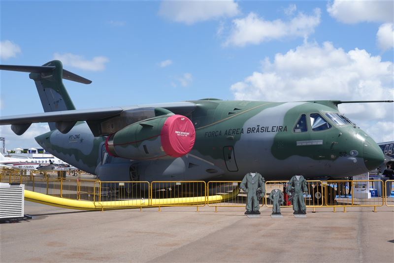 C-390運輸機首赴獅城  瞄準印太市場1