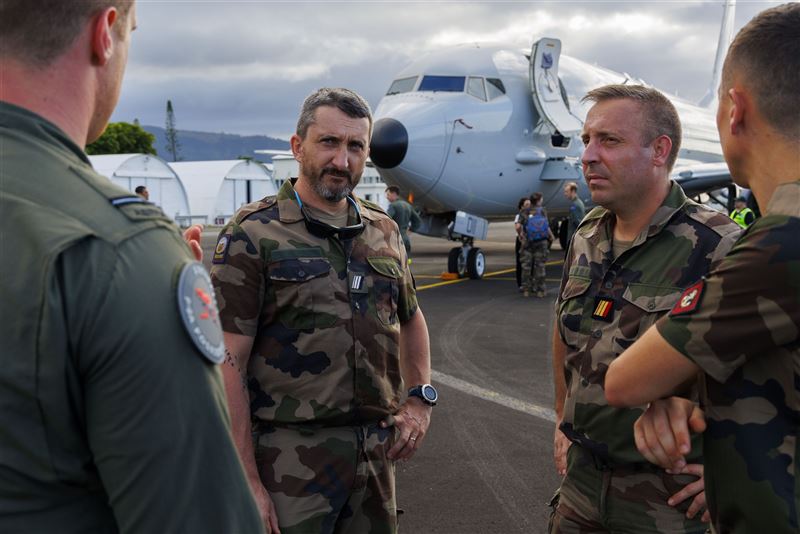 澳P-8A首降法屬留尼旺島 促進安全合作1