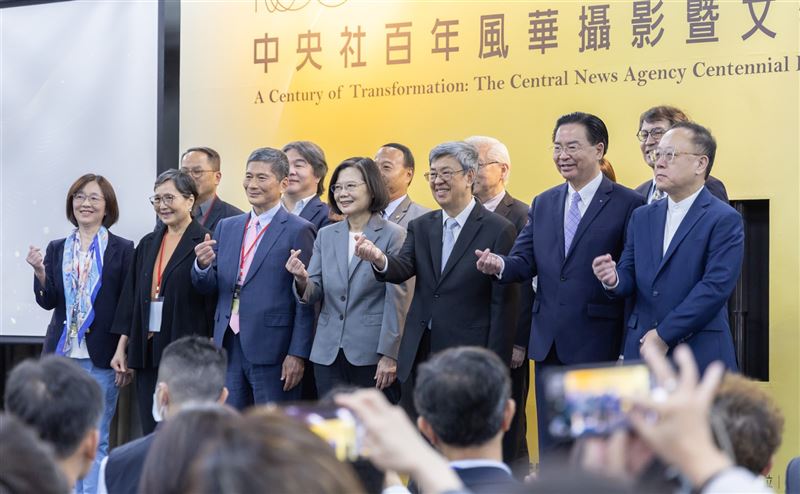 中央社百年風華 蔡總統：守護臺灣民主自由是政府和民間共同目標2